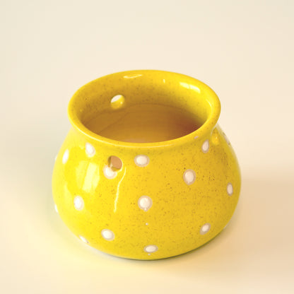 Dahi Matki Planter - Yellow