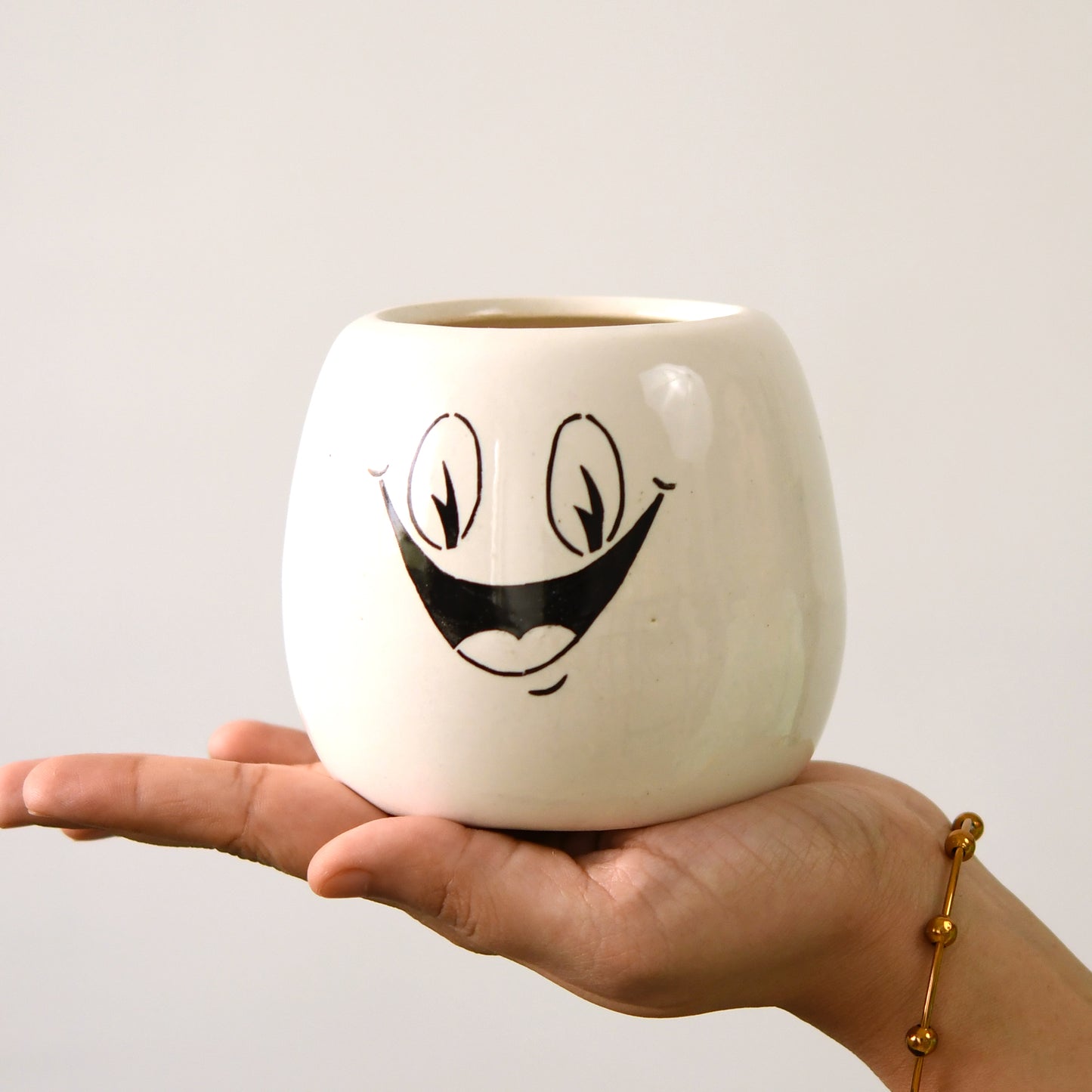 Happy Face Desk Planter