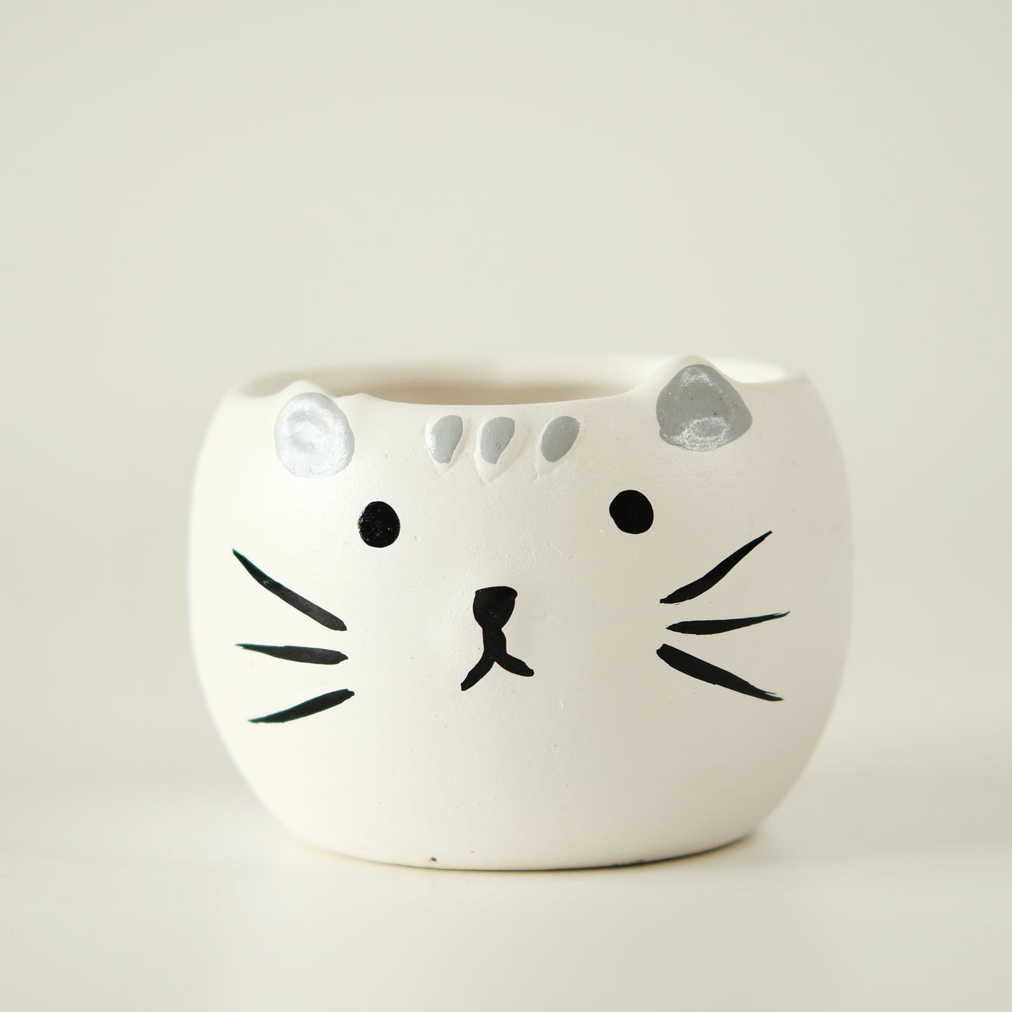 His & Hers Cute Kitty Planter Set of 2