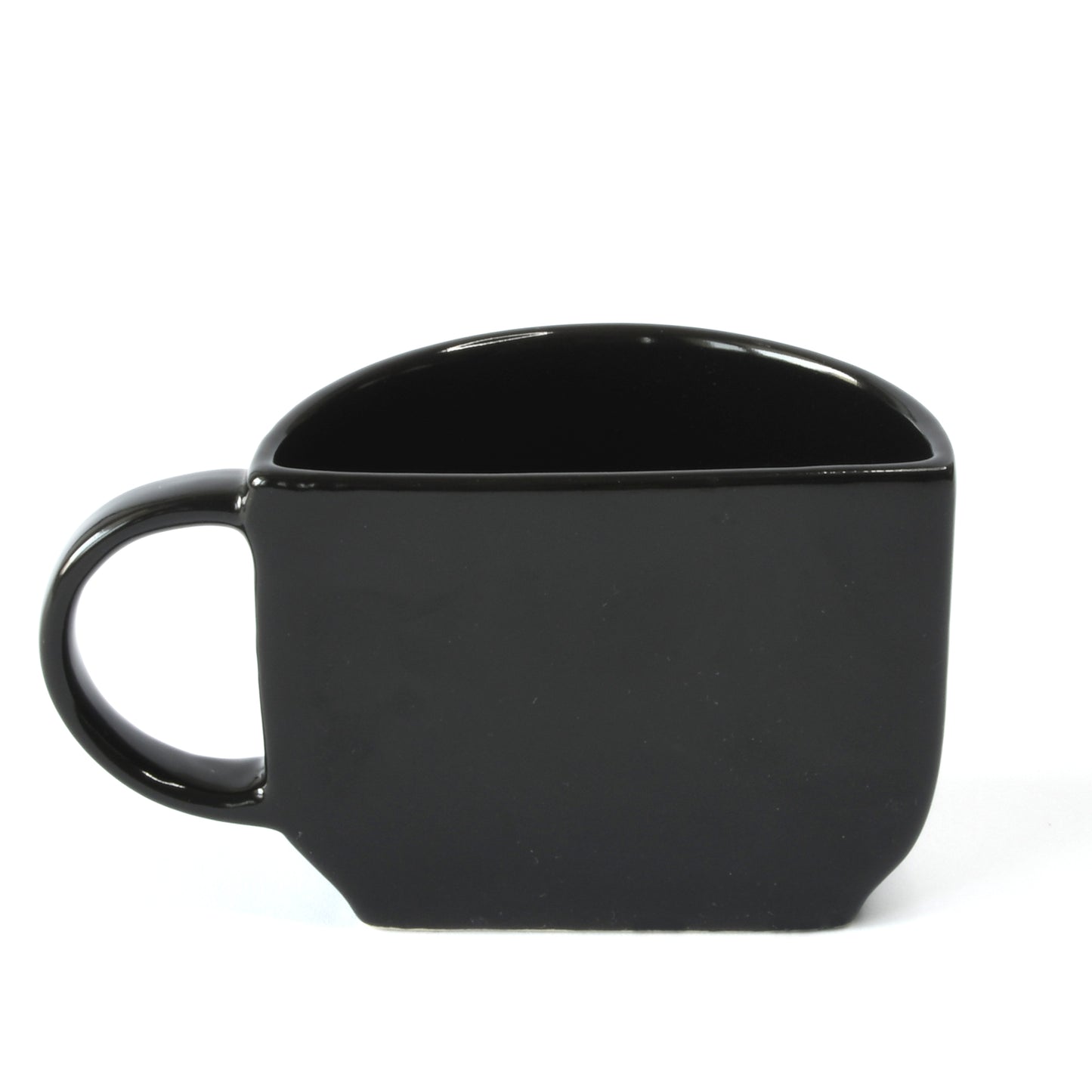 Duo Delight Half-Mug Cup Set of 2 - Black