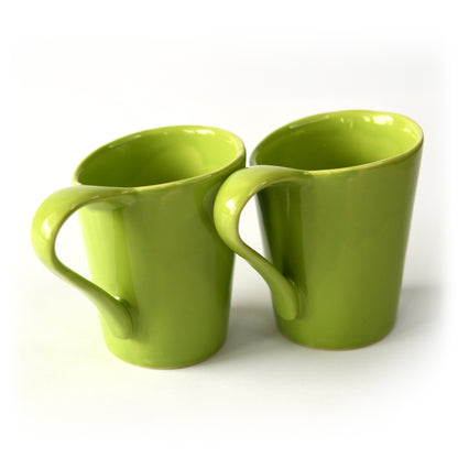 Twin Harmony Coffee Mug Set of 2 - Green