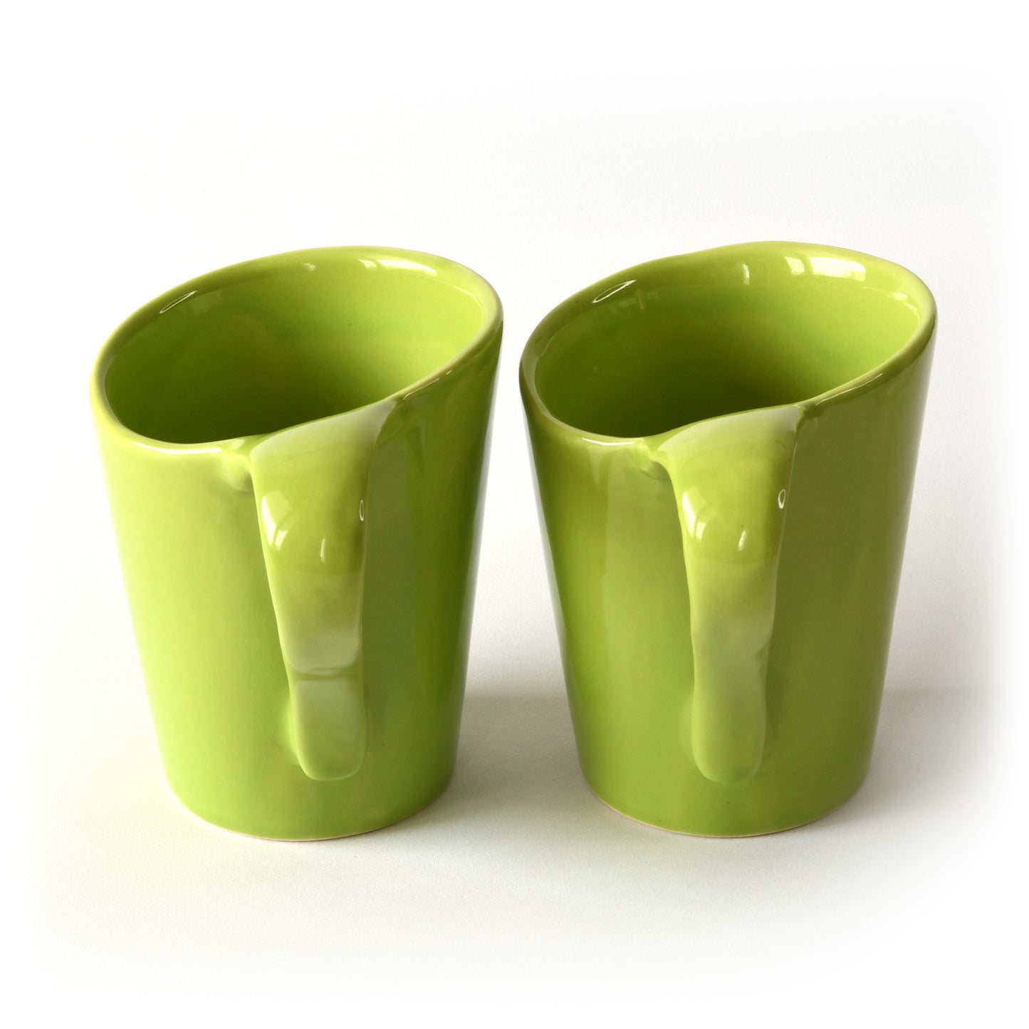 Twin Harmony Coffee Mug Set of 2 - Green