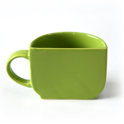 Duo Delight Half-Mug Cup Set of 2 - Green