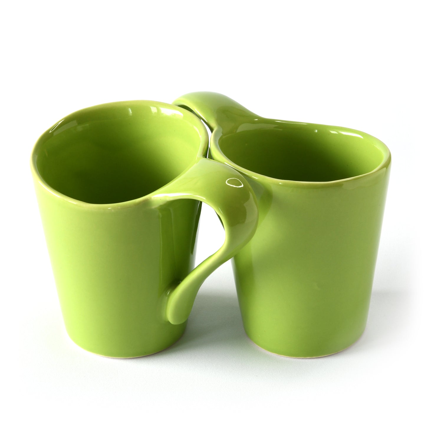 Twin Harmony Coffee Mug Set of 2 - Green