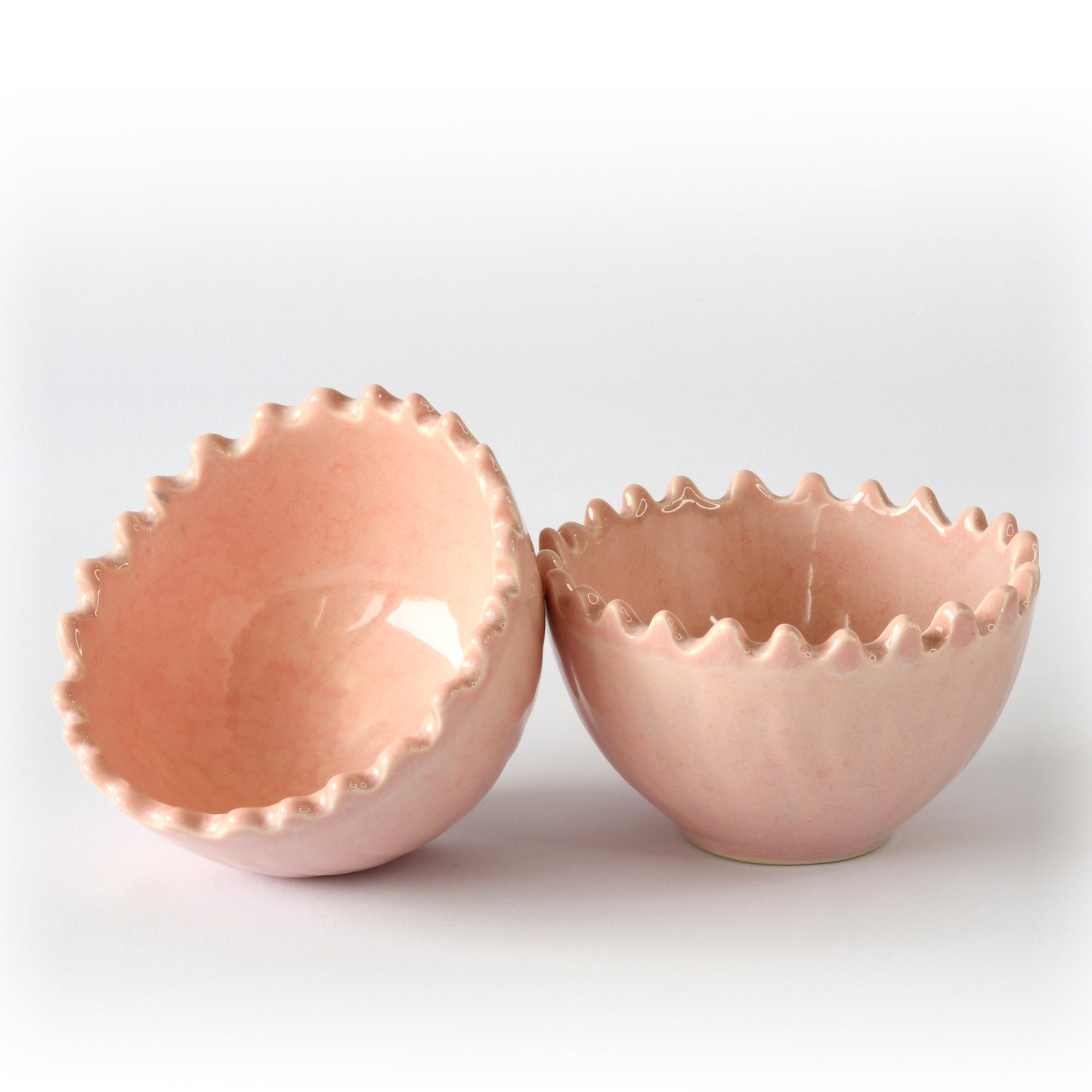 Pretty in Pink Dessert Bowl Set of 2