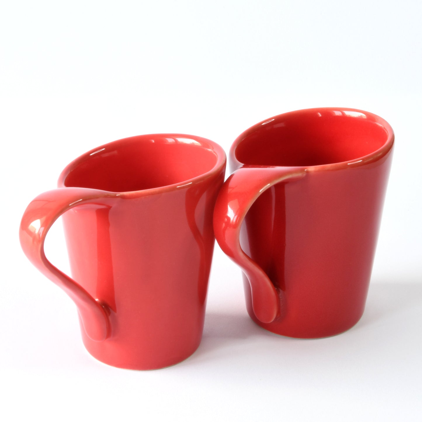 Twin Harmony Coffee Mug Set of 2 - Red