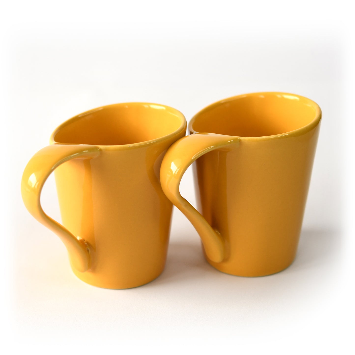 Twin Harmony Coffee Mug Set of 2 - Yellow