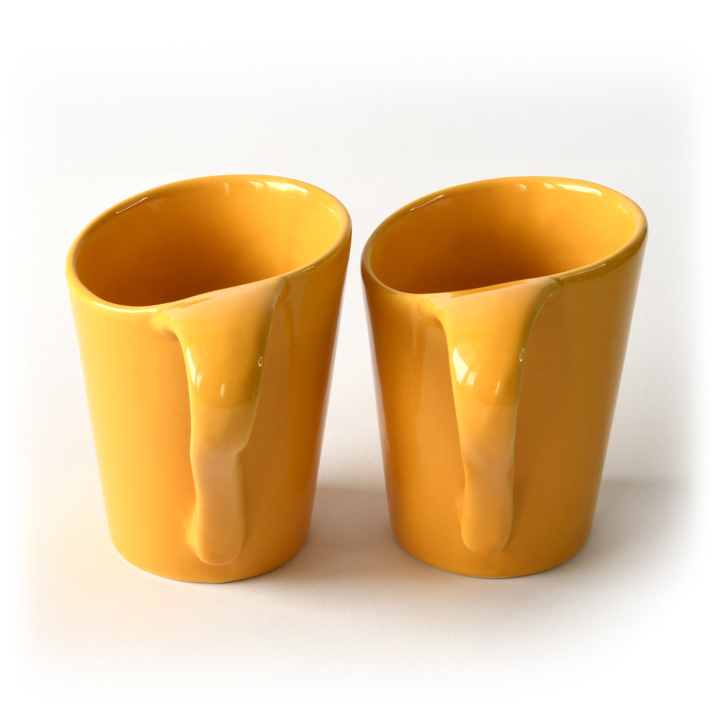 Twin Harmony Coffee Mug Set of 2 - Yellow