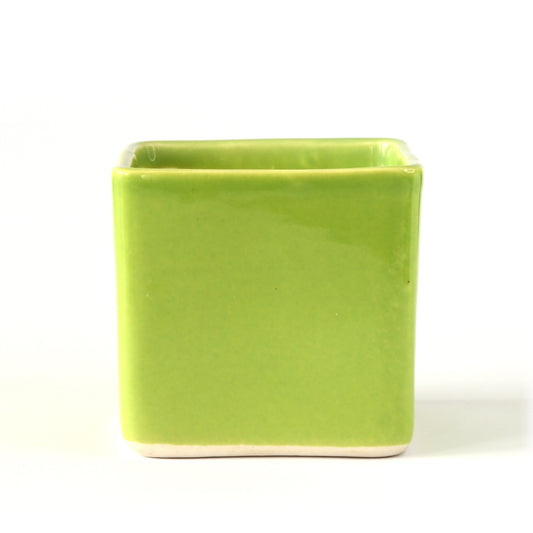 ColourPop Cube Plant Holder - Green
