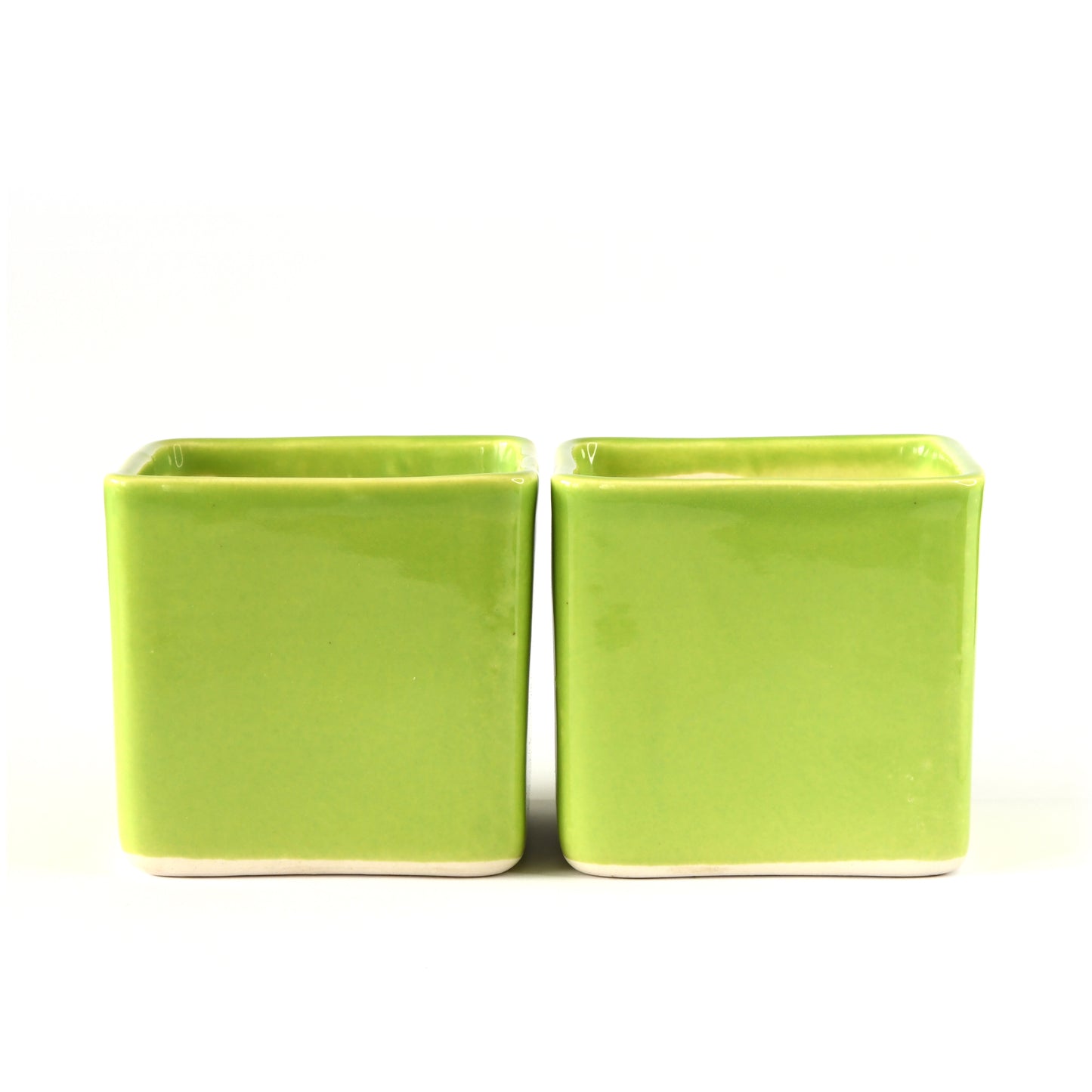 ColourPop Cube Plant Holder - Green