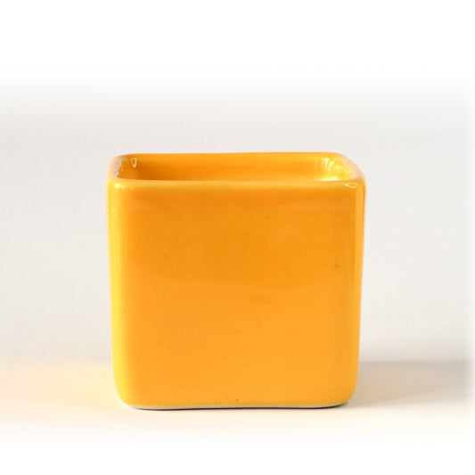 ColourPop Cube Plant Holder - Yellow
